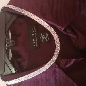 Silver plated vintage nugget necklace.